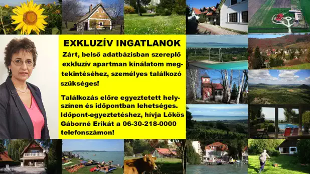 Zárt, belső adatbázisban szereplő, exkluzív apartmanok