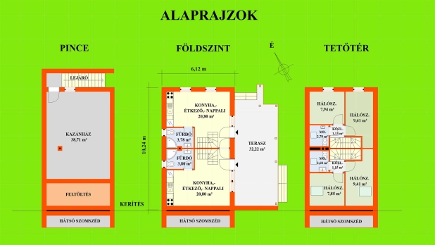 Balaton északi partján, 2 lakrészes nyaraló, eladó