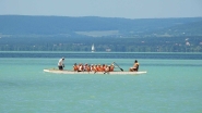 Sárkányhajó Balatonföldváron.