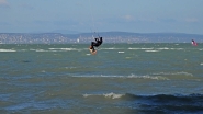 Balatonfenyves, Kite fordulás közben.