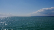 Balaton, ellenfényben.