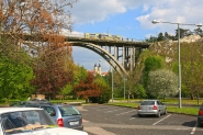 Veszprém, Viadukt. Tervezte: Folly Róbert. Épült: 1937-ben.